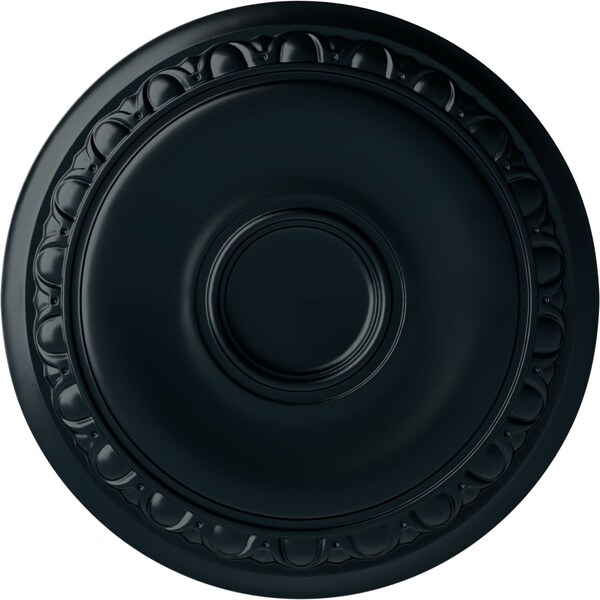 Ekena Millwork Caputo Ceiling Medallion (Fits Canopies up to 6"), Hand-Painted Night Shade, 24 1/4"OD x 1 1/2"P CM24CANSF - main